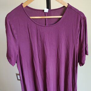 Old Navy Short Sleeve Plum Dress - Size XXL